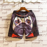 Cartoon Animals Beach Shorts